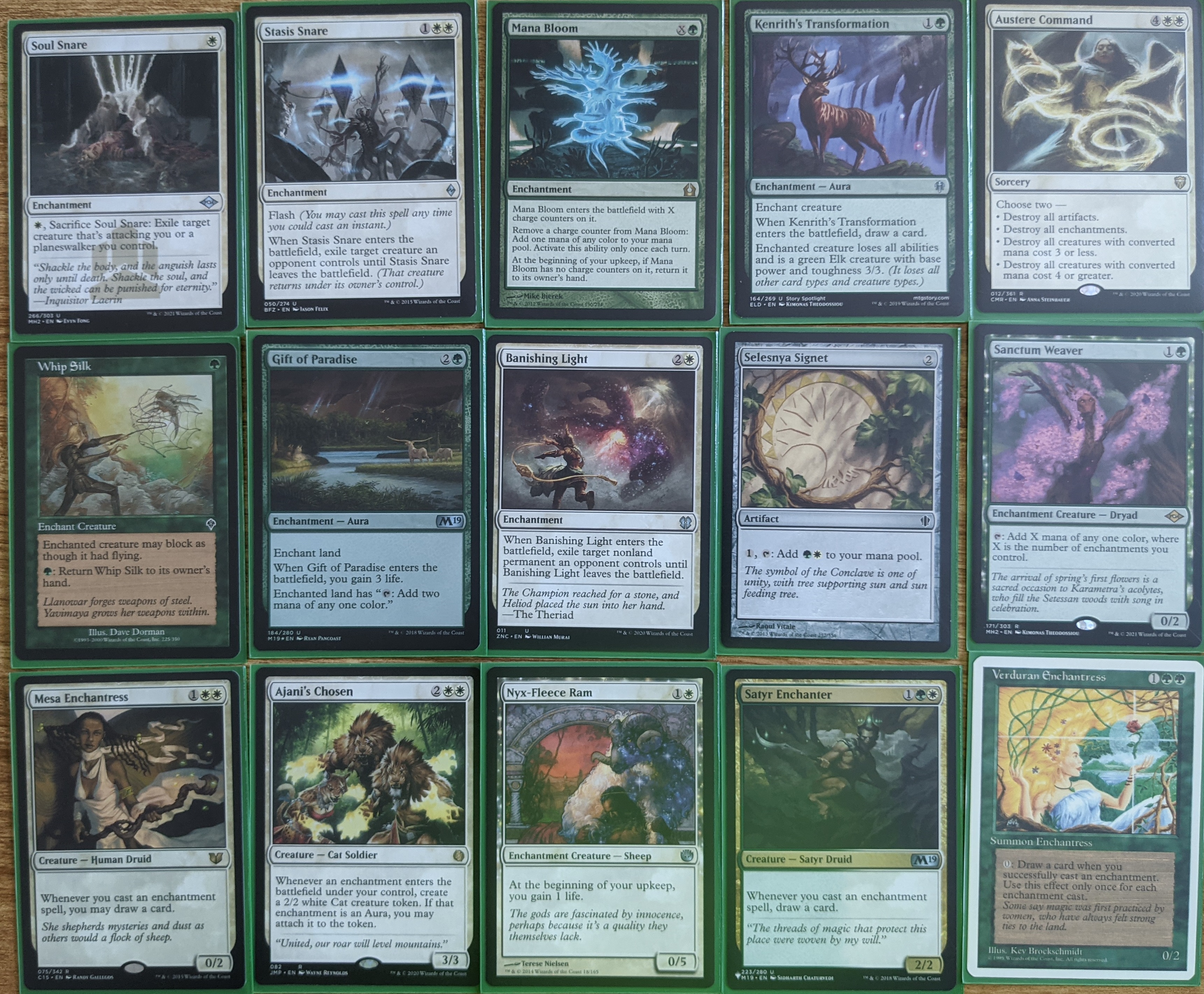 Sythis, Harvests Hand - Enchantress EDH Deck (Custom 100 Card Commander Deck)